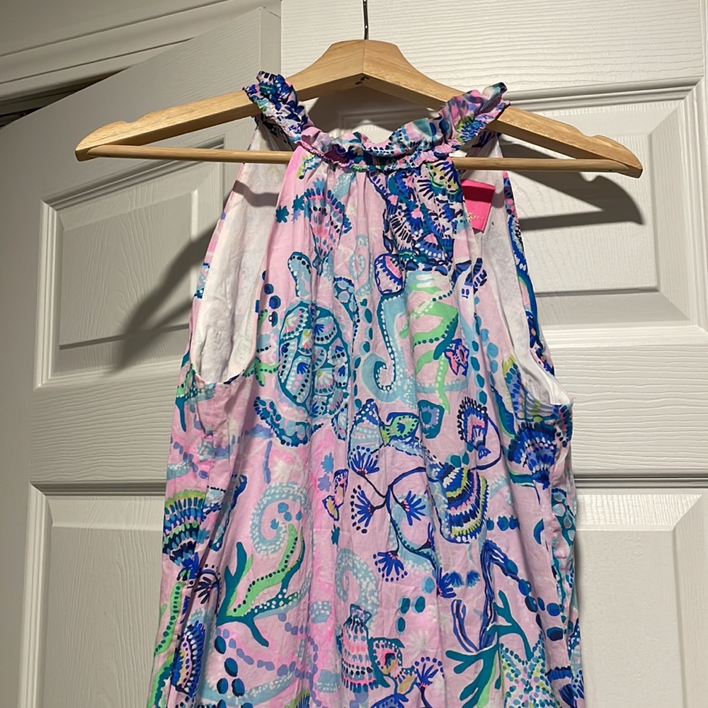 Lilly Pulitzer Tie Neck Halter Maxi Dress XS